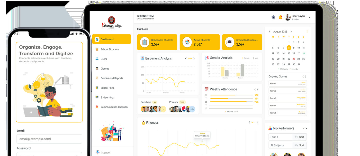 SchoolTry school management platform
