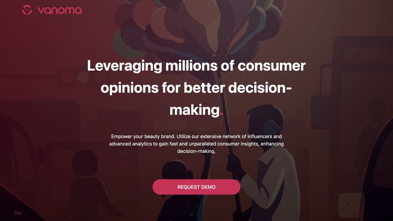 Vanoma beauty insights product page